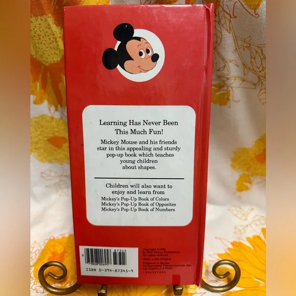 2 Vintage 1985 Walt Disney Mickey’s Pop Up Books-Random House- Fun to see - Picture 5 of 10